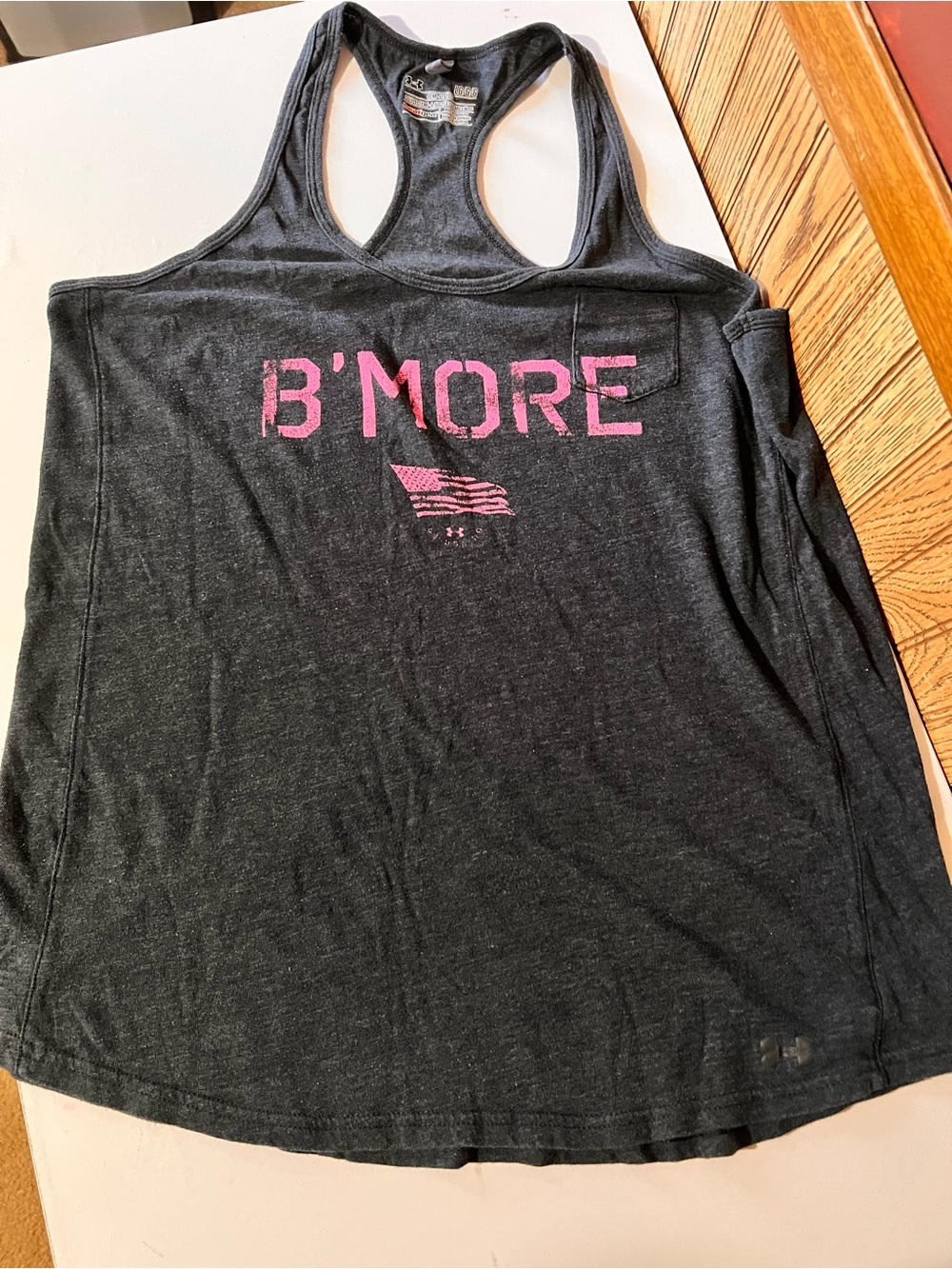 Under Armour Black HeatGear Racerback Sports Tank